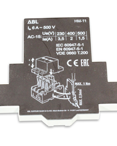 Auxiliary switch f/protect. motor switch MWC lateral 1NO 1NC